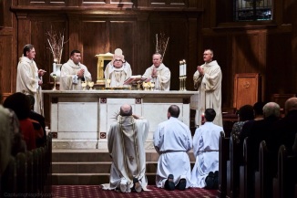     The commisioning of priests and institution of the Eucharist...two great gifts